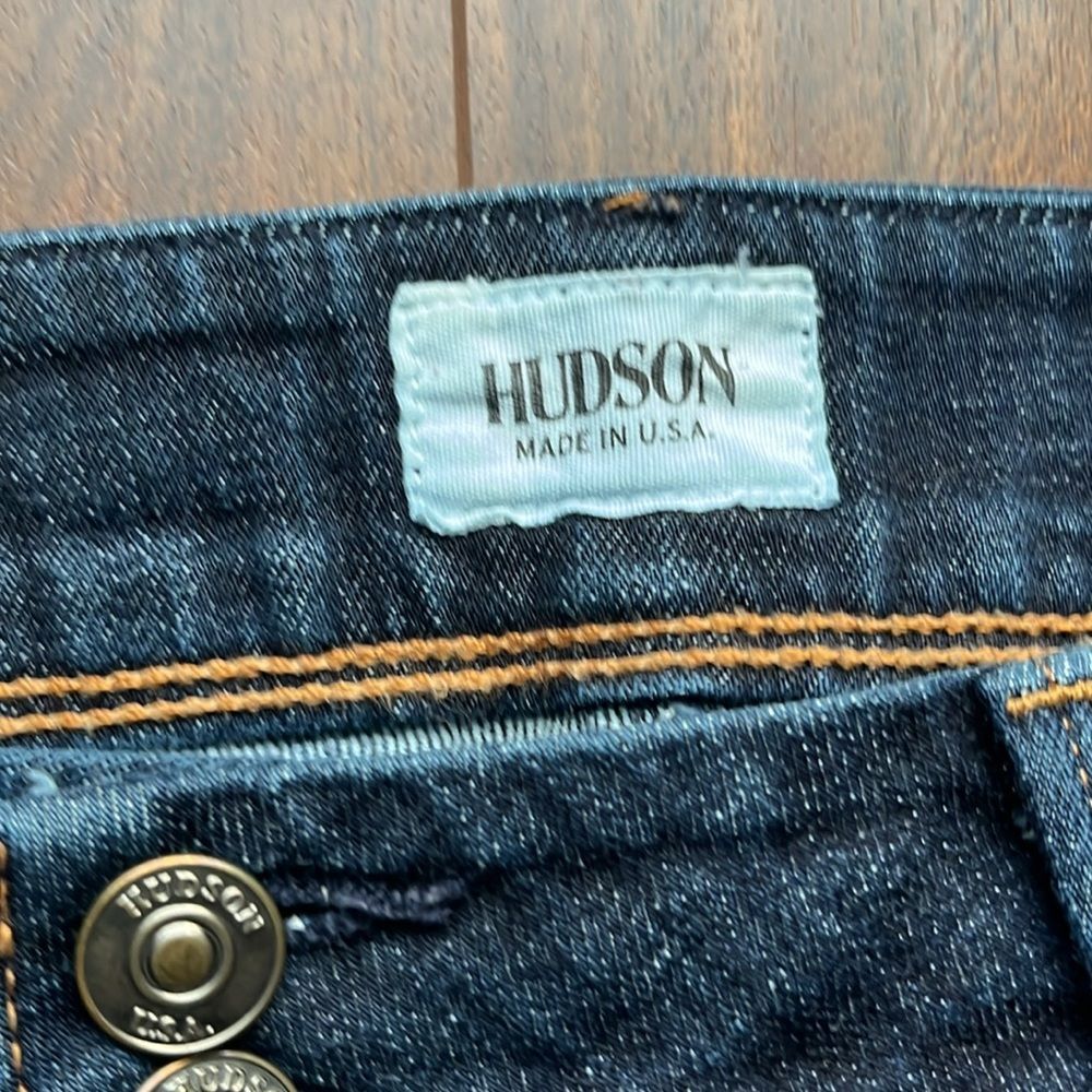 Hudson made in the USA jeans with classic pockets, size 32. Dark wash. - Picture 7 of 13
